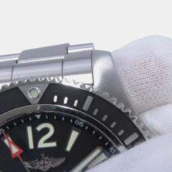 Breitling Black Stainless Steel Superocean A17366021B1A1 Automatic Men's Wristwatch 42 mm