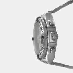 Breitling Black Stainless Steel Crosswind A43355 Automatic Men's Wristwatch 44 mm