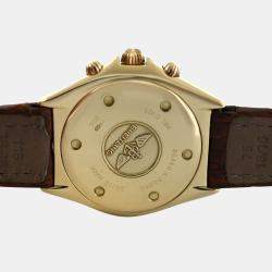 Breitling Grey Chrono Sextant K55045 Automatic Men's Wristwatch 36 mm