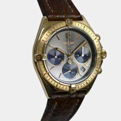 Breitling Grey Chrono Sextant K55045 Automatic Men's Wristwatch 36 mm