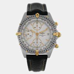 Breitling Blue Stainless Steel Chronomat B13048 Automatic Men's Wristwatch 40 mm