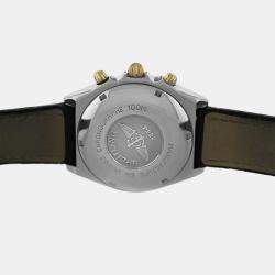 Breitling Blue Stainless Steel Chronomat B13048 Automatic Men's Wristwatch 40 mm