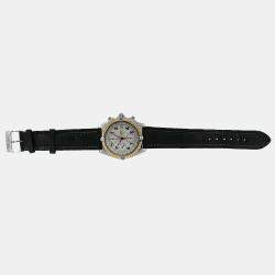 Breitling White Yellow Gold Stainless Steel Chronomat D13050.1 Automatic Men's Wristwatch 40 mm
