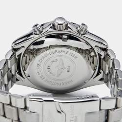 Pre Owned Breitling Black Stainless Steel Colt Chronograph Automatic A13035.1 Men's Wristwatch 42 mm