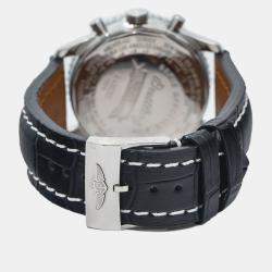 Breitling Montbrillant A43030 White Dial Stainless Steel Automatic Men's Wristwatch 41 mm