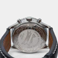 Breitling Montbrillant A43030 White Dial Stainless Steel Automatic Men's Wristwatch 41 mm