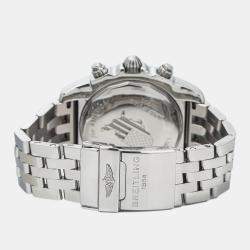 Breitling Chronomat 44 AB0110 United We Stand Limited Edition Blue Stainless Steel Men's Watch 44mm