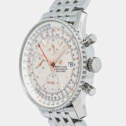 Breitling White Stainless Steel Navitimer A13324121G1A1 Automatic Men's Wristwatch 41mm