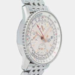 Breitling White Stainless Steel Navitimer A13324121G1A1 Automatic Men's Wristwatch 41mm