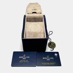 Pre-Owned Breitling Super Avi B04 Chronograph GMT 46 Tribute to Vought F4U Corsair SB04452A1C1X1
