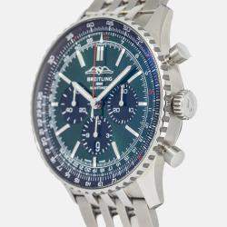 Breitling Navitimer AB0137 Automatic Green Stainless Steel Men's Wristwatch 46 mm