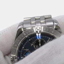 Breitling Chronomat A156CBIPA Automatic Blue Stainless Steel Chronograph Men's Wristwatch 43 mm
