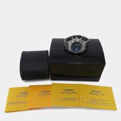 Breitling Chronomat A156CBIPA Automatic Blue Stainless Steel Chronograph Men's Wristwatch 43 mm