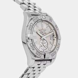 Pre-Owned Breitling Galactic A37330121G1A1 Automatic Silver Stainless Steel Women's Wristwatch 36 mm