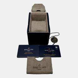 Pre Owned Breitling Super Avenger B01 Chronograph Night Mission SB0148101B1X1 Automatic Black Titanium Men’s Wristwatch 46mm