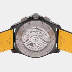 Pre Owned Breitling Super Avenger B01 Chronograph Night Mission SB0148101B1X1 Automatic Black Titanium Men’s Wristwatch 46mm