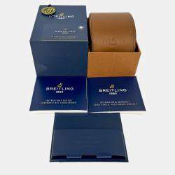 Pre Owned Breitling Chronomat B01 AB0134101L1A1 Automatic Green Stainless Steel Men’s Wristwatch 42mm