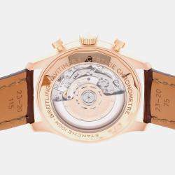 Pre Owned Breitling Navitimer Aviator 8 B01 Chronograph RB0117131Q1P1 Automatic Brown 18k Rose Gold Men’s Wristwatch 43mm