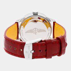 Pre Owned Breitling Navitimer A17395211A1P5 Automatic White MOP Stainless Steel Women’s Wristwatch 35 mm