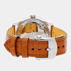 Pre Owned Breitling Navitimer A17395F41G1P4 Automatic Silver Stainless Steel Women's Wristwatch 35 mm