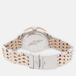 Pre Owned Breitling Navitimer U17395211A1U1 Automatic White MOP Stainless Steel 18k Rose Gold Women’s Wristwatch 35 mm