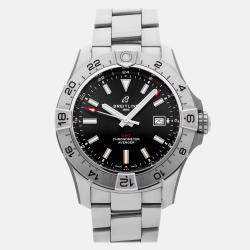 Pre Owned Breitling Avenger A32320101B1A1 Automatic Black Stainless Steel Men’s Wristwatch 44 mm