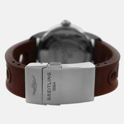 Pre Owned Breitling Superocean Heritage A37320 Automatic Cream Stainless Steel Men's Wristwatch 38 mm