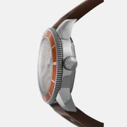 Pre Owned Breitling Superocean Heritage A37320 Automatic Cream Stainless Steel Men's Wristwatch 38 mm