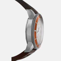 Pre Owned Breitling Superocean Heritage A37320 Automatic Cream Stainless Steel Men's Wristwatch 38 mm