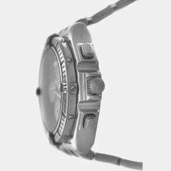 Pre Owned Breitling Crosswind A43355 Automatic Black Stainless Steel Men's Wristwatch 44 mm