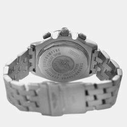 Pre Owned Breitling Crosswind A43355 Automatic Black Stainless Steel Men's Wristwatch 44 mm