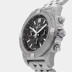 مملوكة مسبقًا Breitling Chronomat AB0115101F1A1 Automatic Gray Stainless Steel Men’s Wristwatch 44 mm