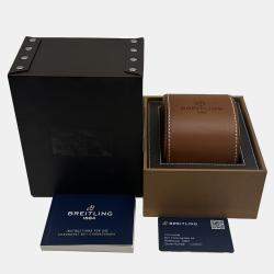 Pre Owned Breitling Chronomat AB0115101F1A1 Automatic Grey Stainless Steel Men’s Wristwatch 44 mm