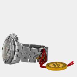 Pre Owned Breitling Chronomat A13356 Automatic Silver Stainless Steel Men's Wristwatch 44 mm