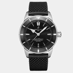 Pre Owned Breitling  Superocean Heritage AB2030 Automatic Black Stainless Steel Men's Wristwatch 44 mm
