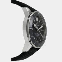 Pre Owned Breitling  Superocean Heritage AB2030 Automatic Black Stainless Steel Men's Wristwatch 44 mm