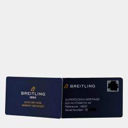 Pre Owned Breitling  Superocean Heritage AB2030 Automatic Black Stainless Steel Men's Wristwatch 44 mm