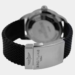 Pre Owned Breitling  Superocean Heritage AB2030 Automatic Black Stainless Steel Men's Wristwatch 44 mm