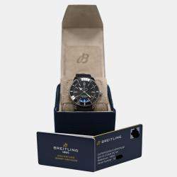 Pre Owned Breitling  Superocean Heritage AB2030 Automatic Black Stainless Steel Men's Wristwatch 44 mm