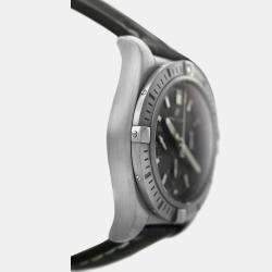 Pre Owned Breitling Chronomat AB0115 Automatic Black Stainless Steel Men's Wristwatch 44 mm