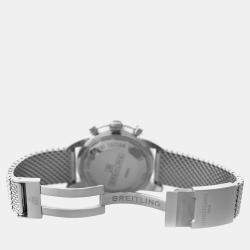 Pre Owned Breitling Superocean A13313 Automatic Blue Stainless Steel Men's Wristwatch 44 mm