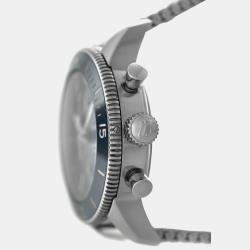 Pre Owned Breitling Superocean A13313 Automatic Blue Stainless Steel Men's Wristwatch 44 mm