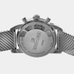 Pre Owned Breitling Superocean A13313 Automatic Blue Stainless Steel Men's Wristwatch 44 mm