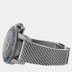 Pre Owned Breitling Superocean A13313 Automatic Blue Stainless Steel Men's Wristwatch 44 mm