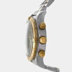 Pre Owned Breitling Chronomat CB0110 Automatic Black 18k Rose Gold Stainless Steel Men's Wristwatch 44 mm