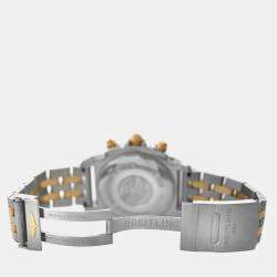 Pre Owned Breitling Chronomat CB0110 Automatic Black 18k Rose Gold Stainless Steel Men's Wristwatch 44 mm