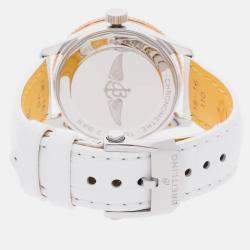 Pre Owned Breitling Navitimer U17395211A1P4 Automatic MOP White 18k Rose Gold Stainless Steel Men’s Wristwatch 41 mm