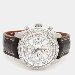 Pre Owned Breitling Bentley GT Racing A13363 Automatic Stainless Steel Men's Wristwatch 45 mm