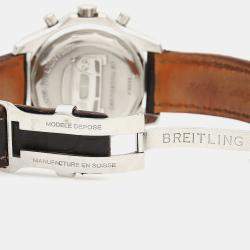 Pre Owned Breitling Bentley GT Racing A13363 Automatic Stainless Steel Men's Wristwatch 45 mm