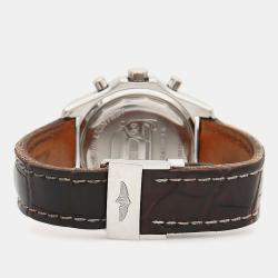 Pre Owned Breitling Bentley GT Racing A13363 Automatic Stainless Steel Men's Wristwatch 45 mm